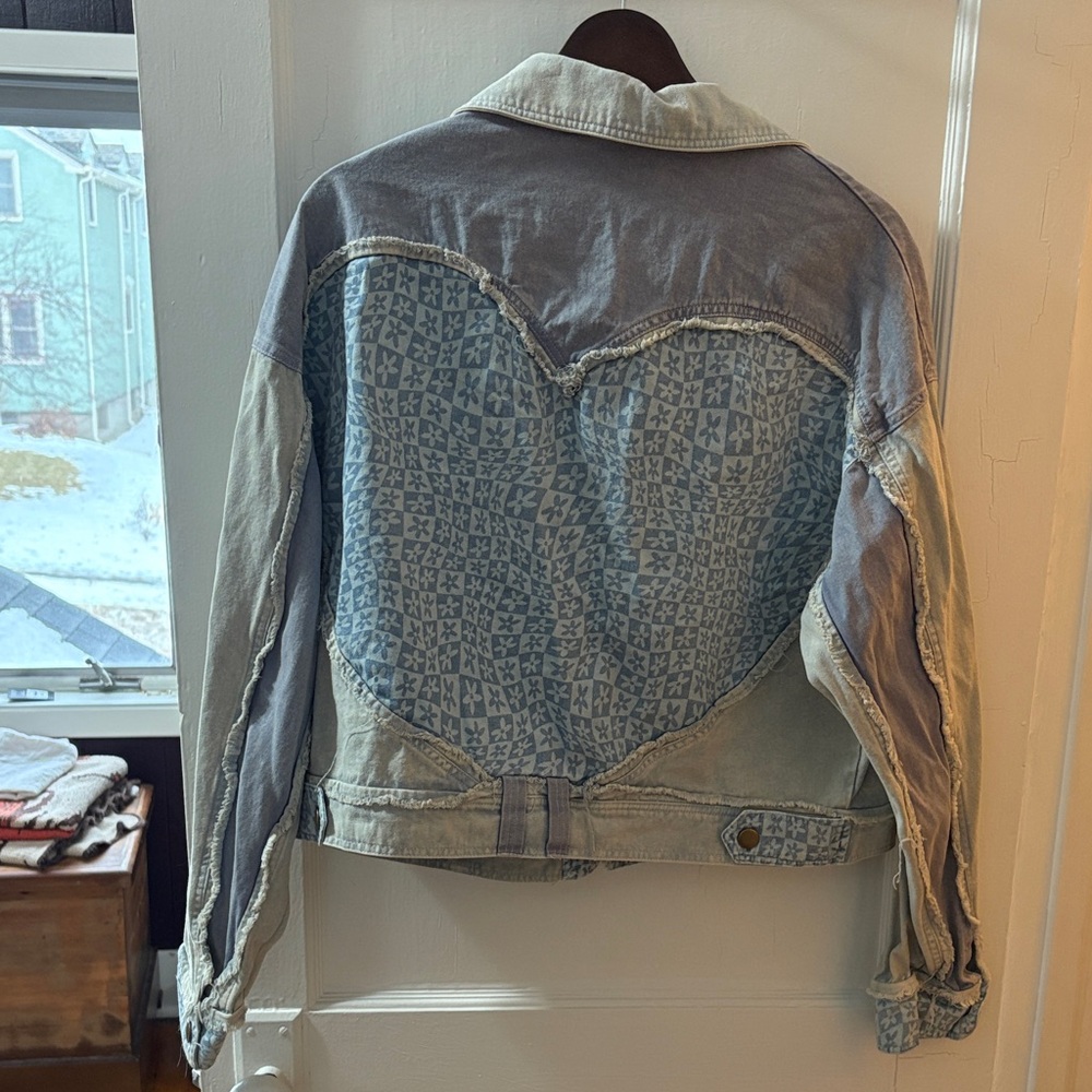 Boutique Denim Patchwork Jacket - image 2